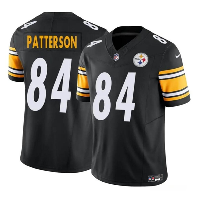 Youth Pittsburgh Steelers #84 Cordarrelle Patterson Black 2024 F.U.S.E. Vapor Untouchable Limited Football Stitched Jersey